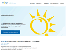 Tablet Screenshot of epi-eclipse.ch